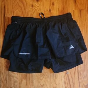 Adidas Women's Black Running Shorts - XL